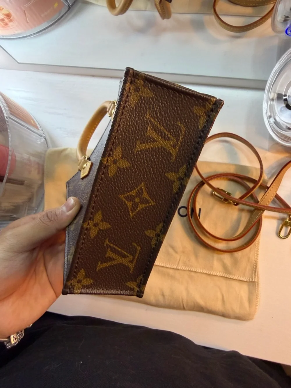Mini lv petit sac plat - Picture 7 of 12